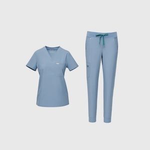FIGS Catarina scrub top - Cool Blue - limited edition color
